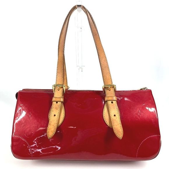 Louis Vuitton Shoulder Bag Rosewood Avenue M93507 Monogram Vernis Pomme D'amour - Picture 1 of 9